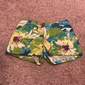 Girls floral shorts size 10